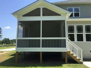 The Hawthorne screened porch