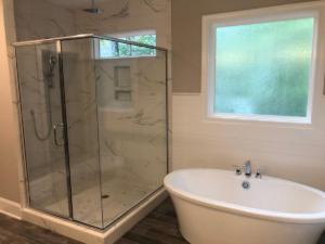 master tub shower
