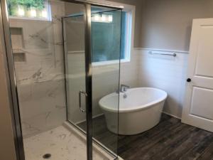 master tub shower